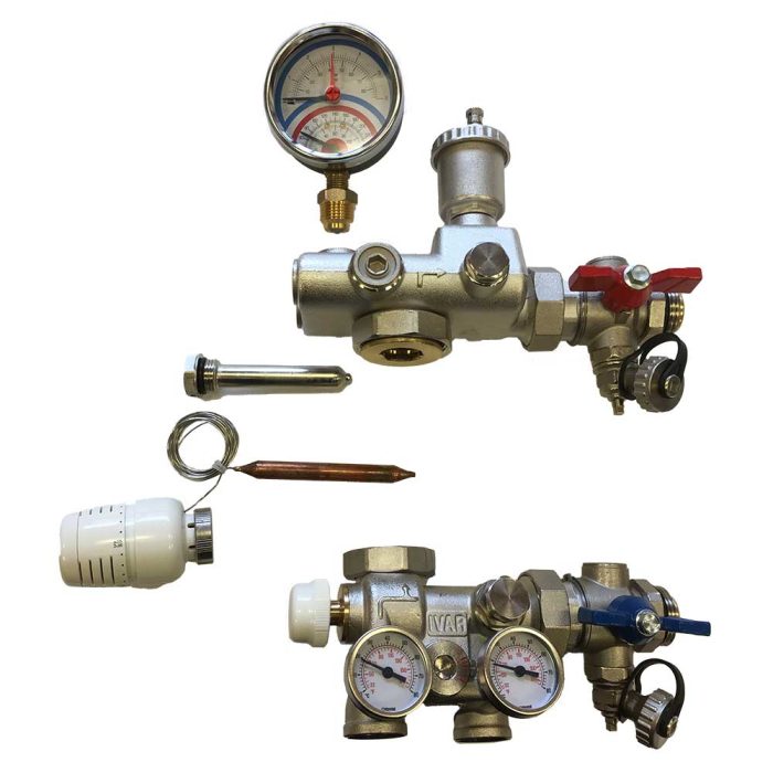 Unimix Kit (without Pump) with 20°C to 60°C Thermostatic Head